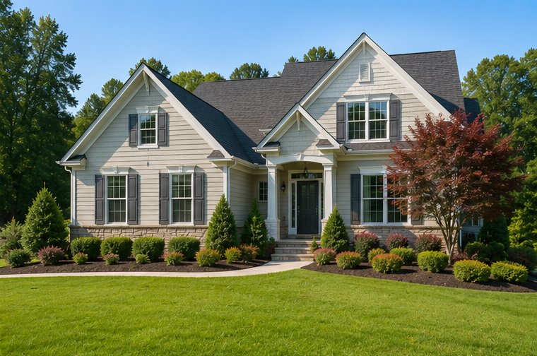 Craftsman-style home in East Tennessee
